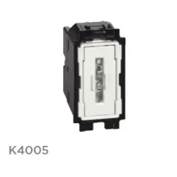 Pulsador color 1 módulo